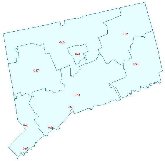CT Zip Code Map Your Guide To Connecticut Locales CT0 