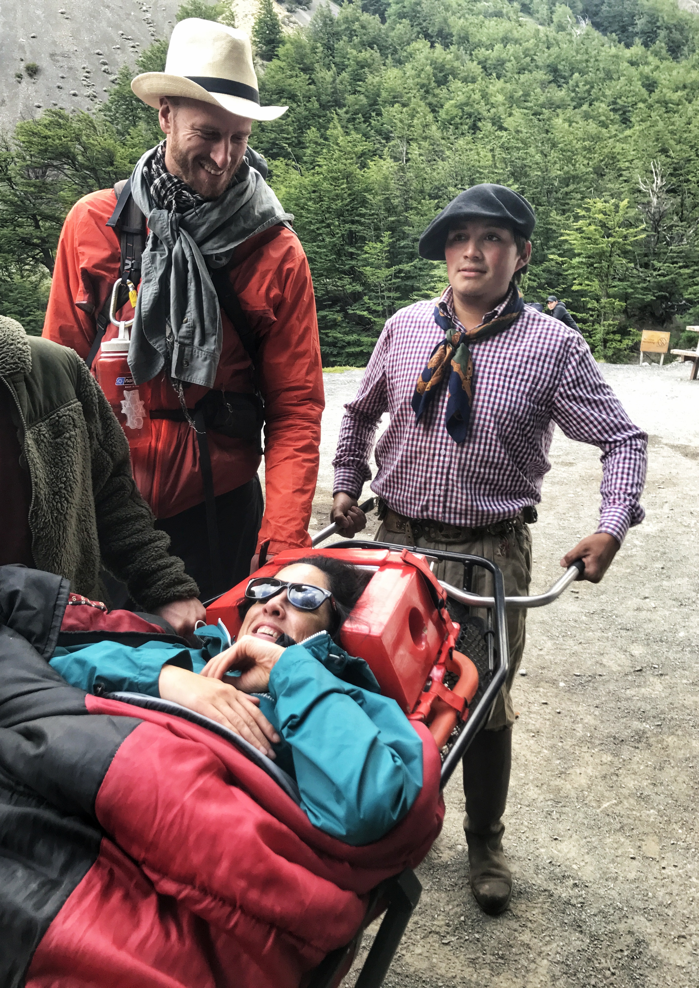 The guachos joined the effort