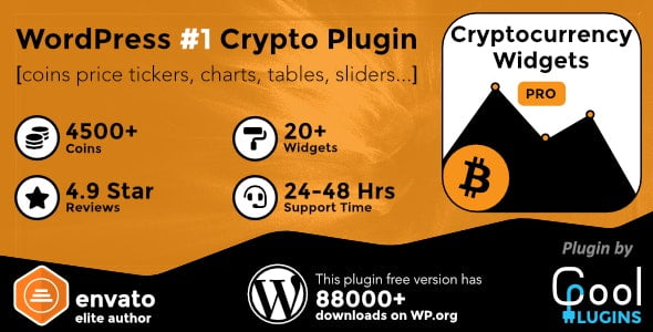 Cryptocurrency Widgets Pro 3.3 – WordPress Crypto Plugin