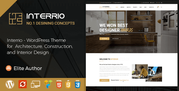 Interrio – WordPress Theme For Architecture And Interior Design 2.4
