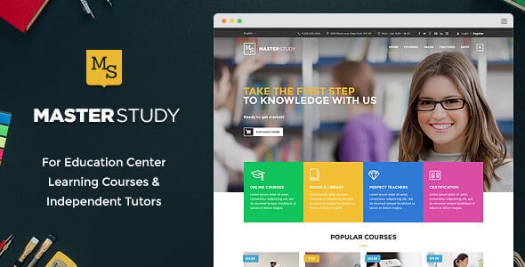 Masterstudy WordPress Theme 4.8.22 – Education Center Theme