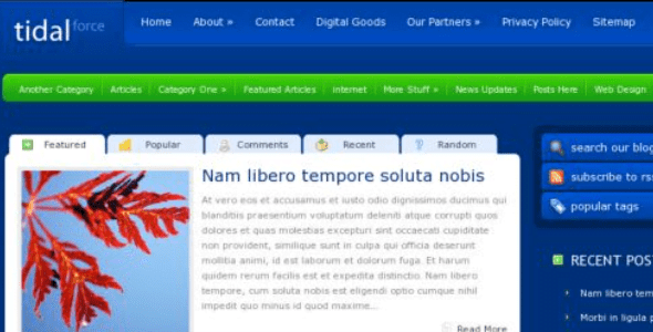 Elegant Themes TidalForce WordPress Theme 5.2.13