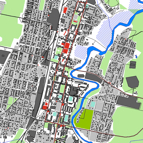 рисовать план города