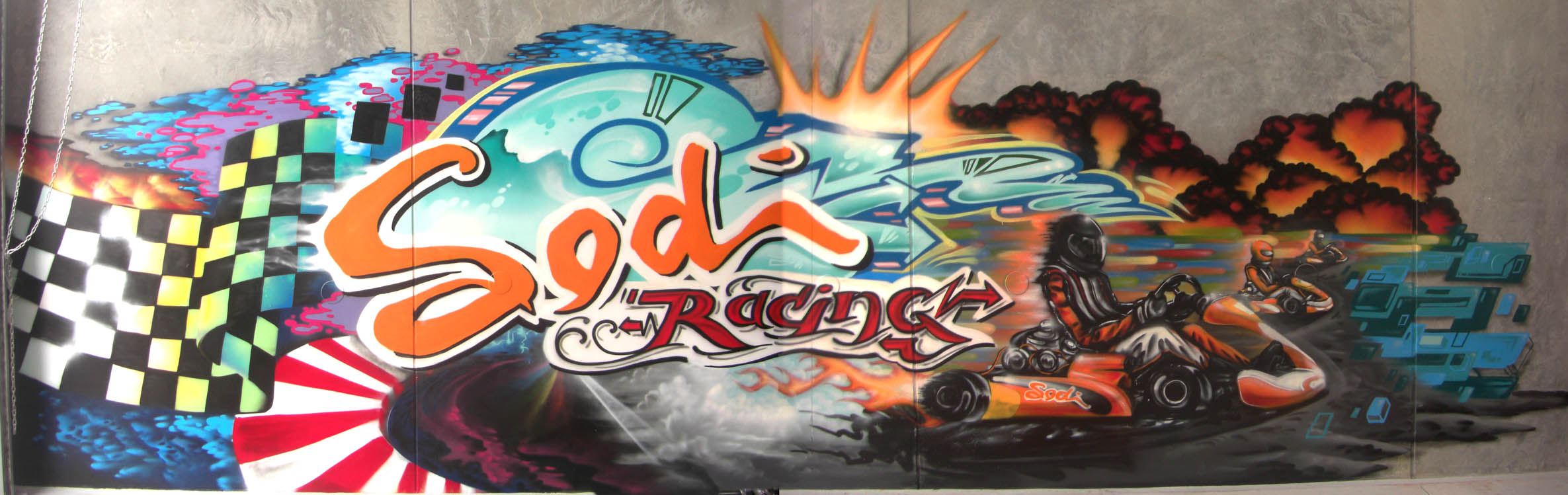 Download Gratis Gambar 3d Graffiti Racing Car Music Girl Wall Murals Wallpaper Wall Art Terbaru by Lampunghits.com