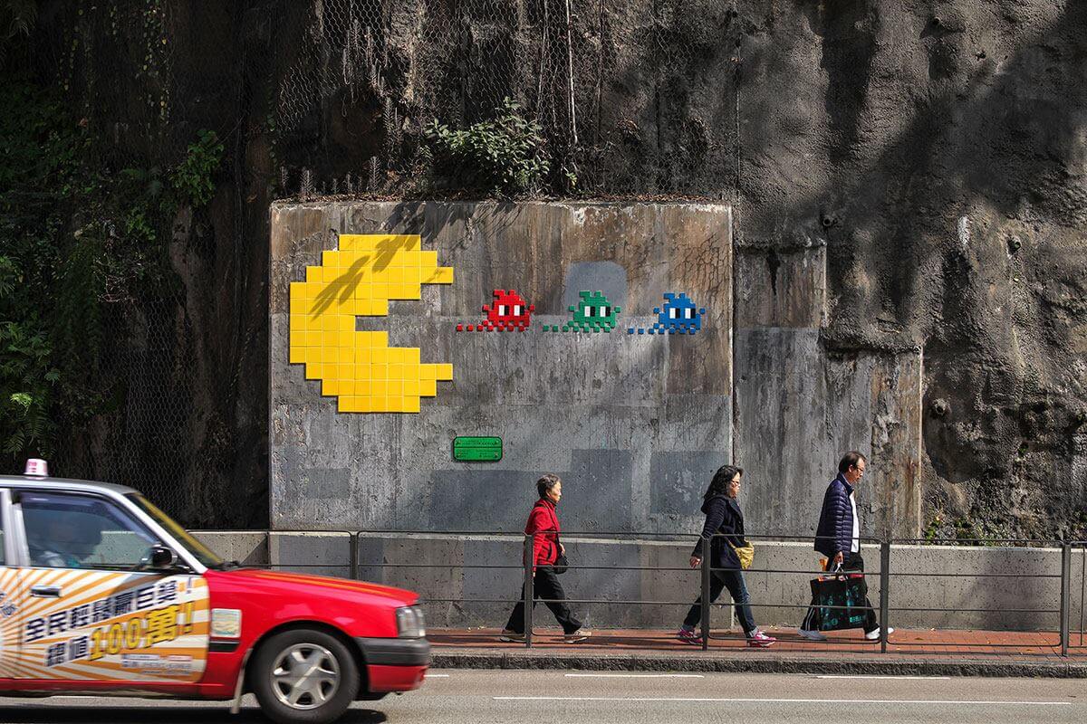 【INVADER Wipeout: in Hong Kong】 Space Invader 'Wipe Out' Hong Kong