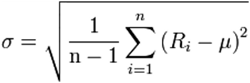 Standardabweichung Formel : Rendite, Risiko, Korrelation und Diversifikation - Teil 1 ...