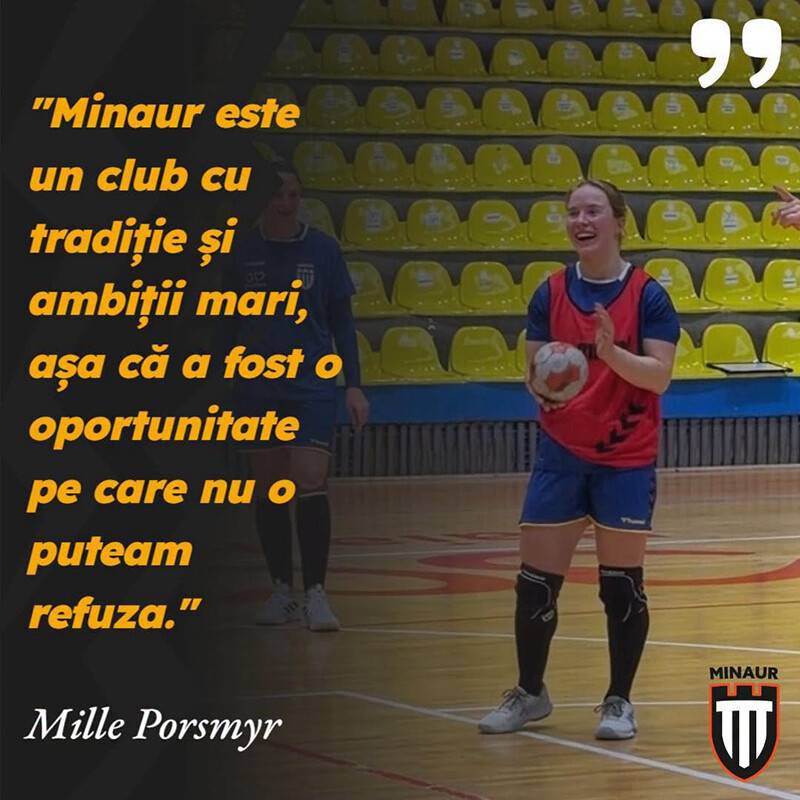 Mille Tveit Porsmyr: „Vreau să ajut Minaur să lupte pentru primele locuri” – Graiul Maramureșului