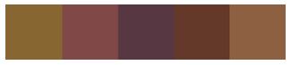 warm dark colors