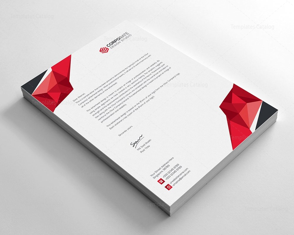 Elegant Letterhead Template