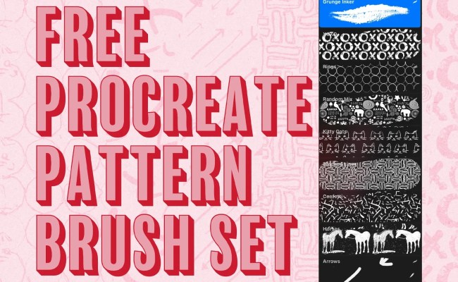 Procreate Pattern Brush Set - GraphicsBunker