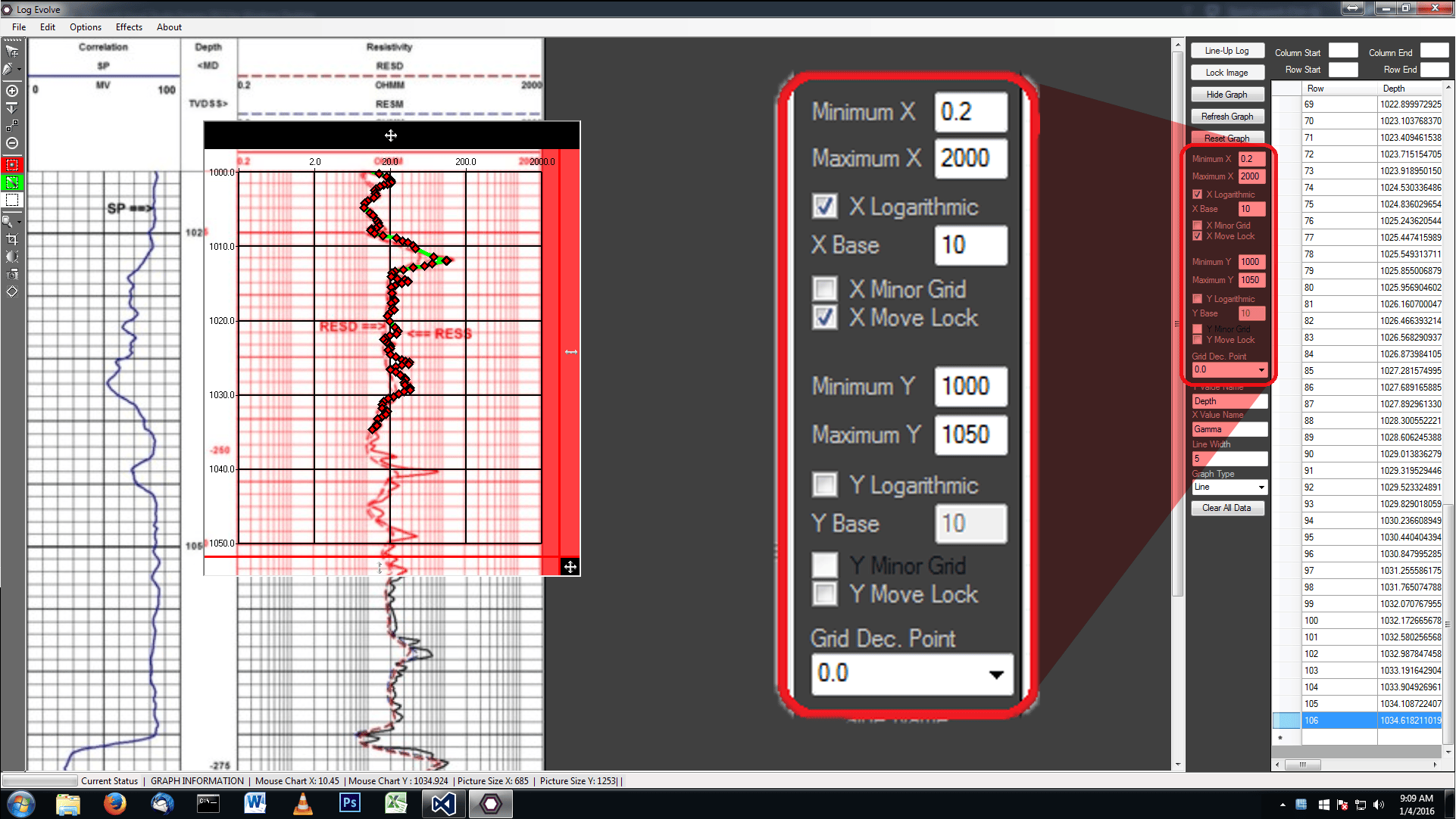 Log Evolve Type Log Digitizing Software - Gray Technical