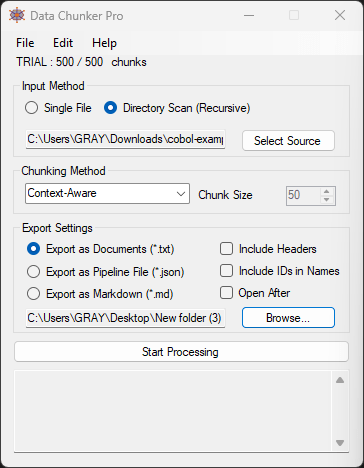 Transform Your Legacy Code into AI-Ready Knowledge with Data Chunker Pro
