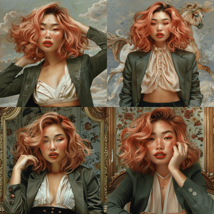 midjourney character reference image generated using stylize feature