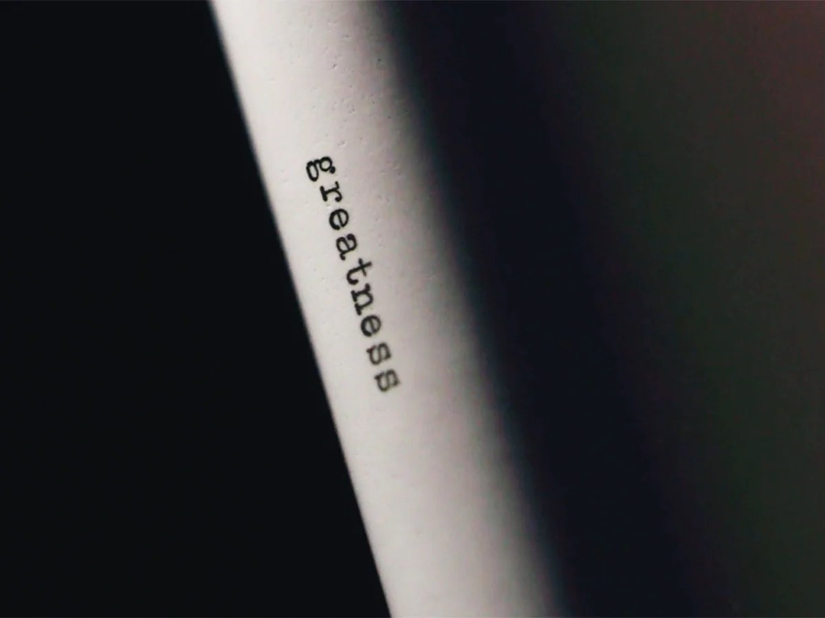 Greatness Book With Easel