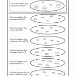 comparing 3 digit numbers 2nd grade math worksheet greatschools