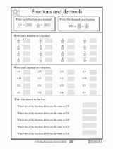 decimal models 4th grade math worksheet greatschools