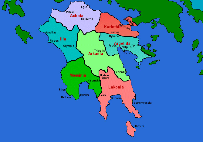 Peloponnese Peloponnese Greek Mainland Greece Guide 