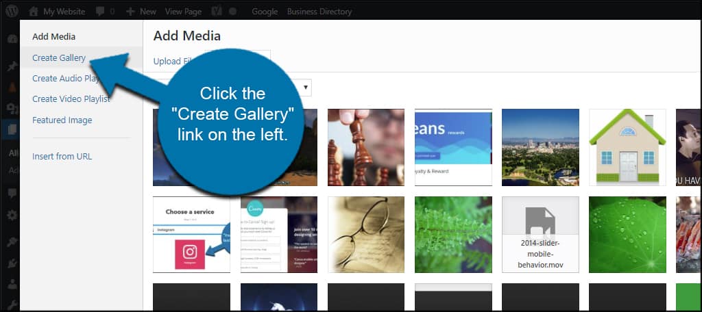 First, we are going to link an image to another website. How to Add Links to Images in the WordPress Gallery - GreenGeeks