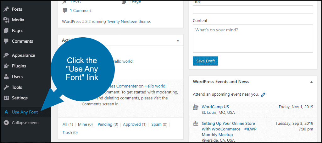How to use a custom font on your wordpress website