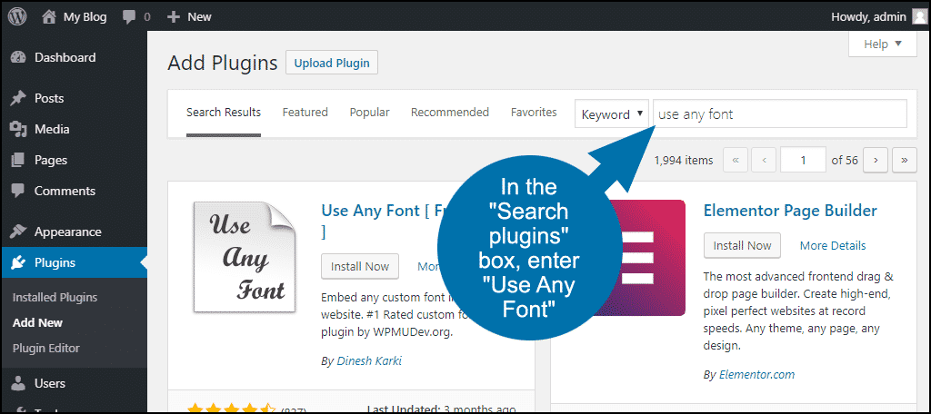 How to use a custom font on your wordpress website