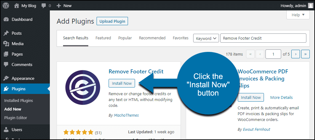 The option to remove a widget in the wordpress theme customizer. How to Remove the Footer Credit in WordPress Themes - GreenGeeks