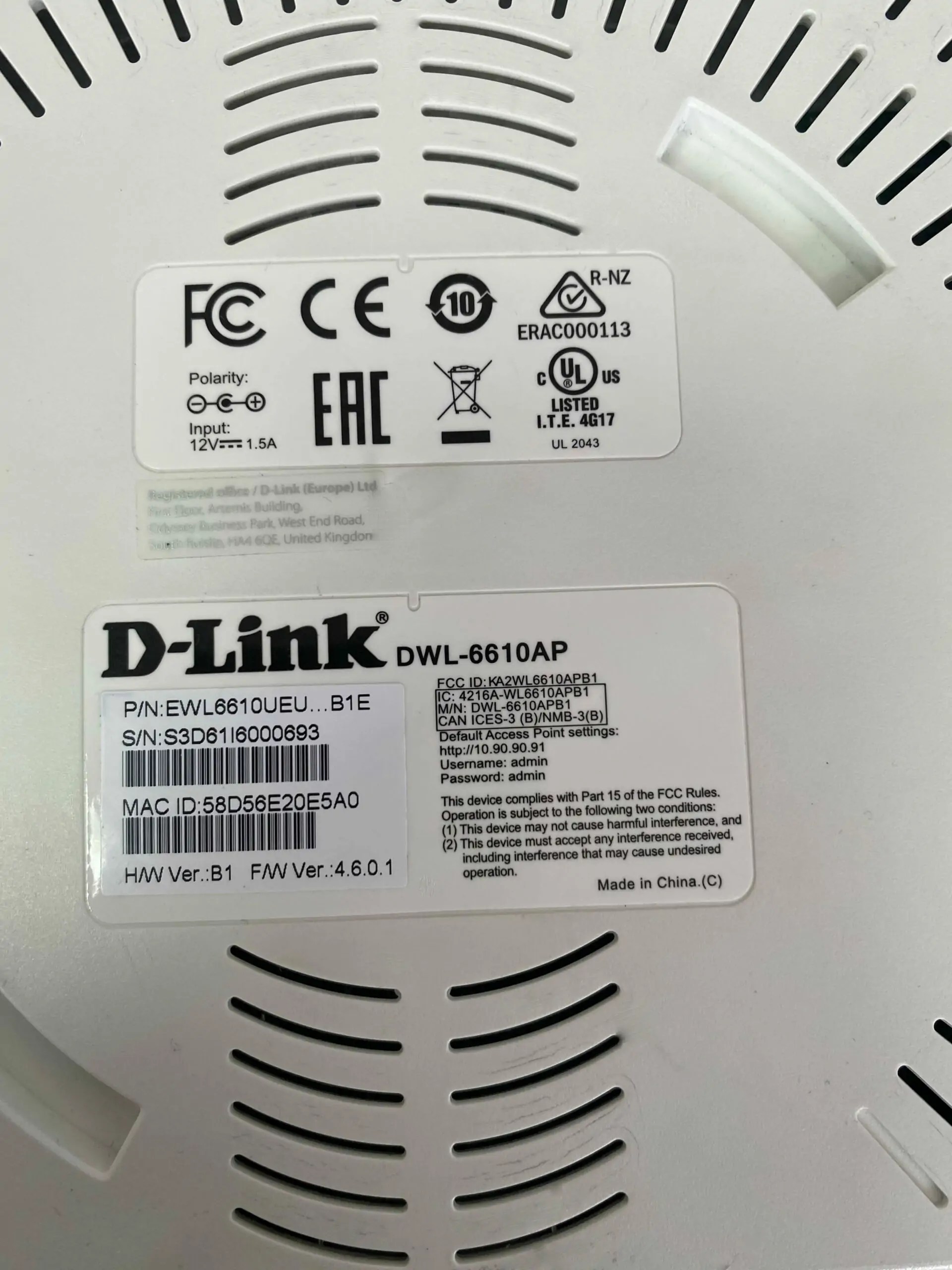 D-Link DWL-6610AP - Point d'accès Wi-Fi - (Reconditionné) - Green IT Lab