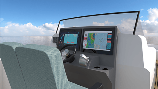 GreenPower Boats Navigation Interface 