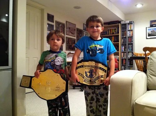 I’ve never been prouder as a wrestling fan or as a father…
