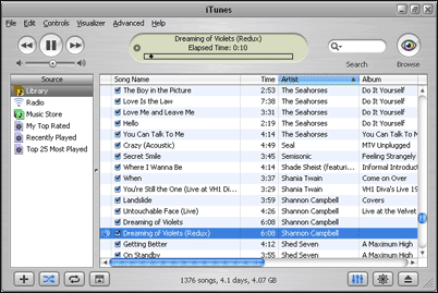 The iTunes Interface