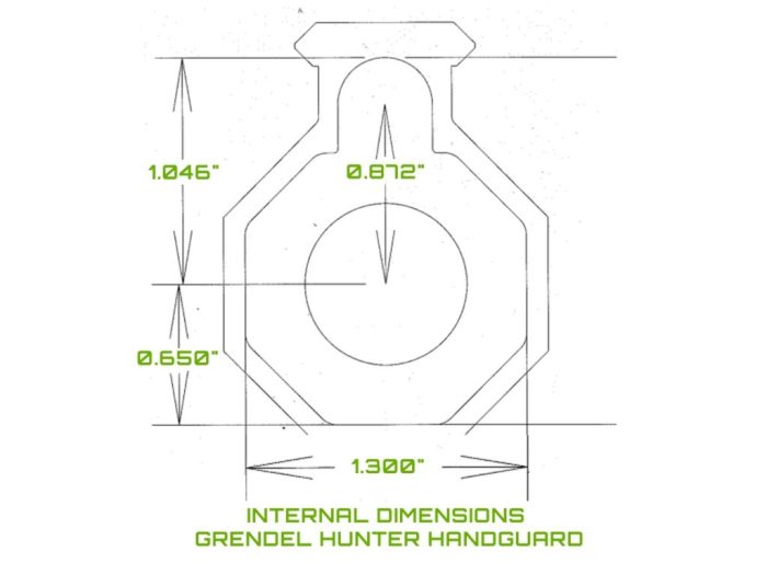 What size handguard