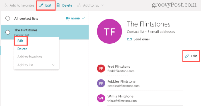 Manage Outlook Groups – How to Make and Manage Contact Groups in ...