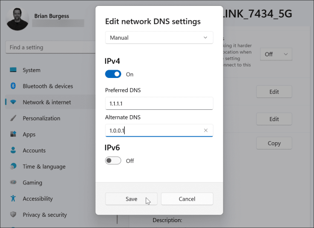 alternatif DNS ayarlarını yazın alternatif DNS ayarlarını yazın