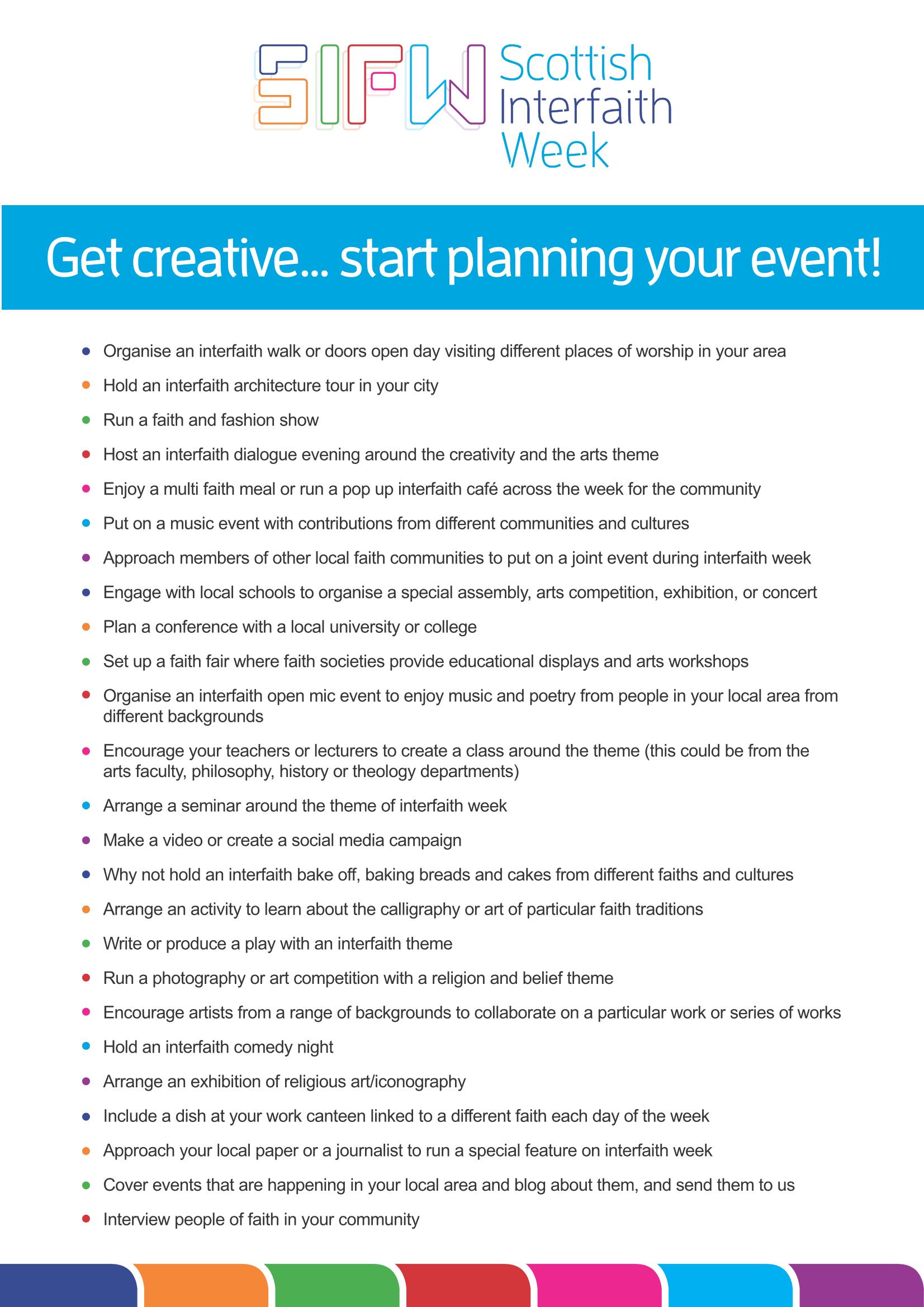 SIFW Event Ideas
