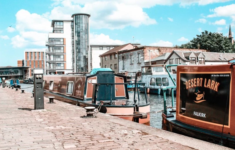 The Union Canal, Edinburgh.