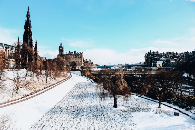 Edinburgh in the snow