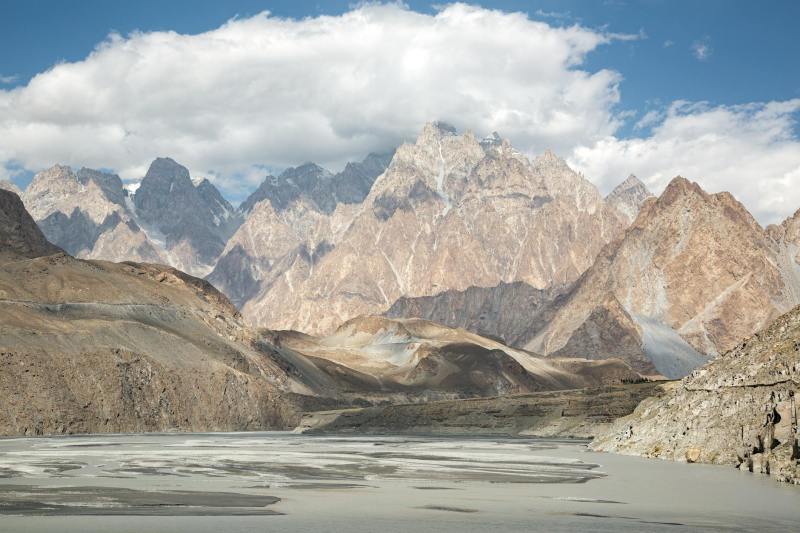 scenic view of rocky mountains | pakistan must see places