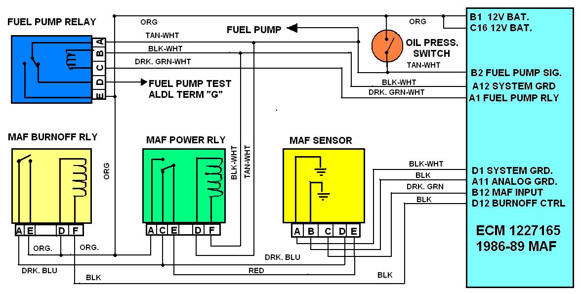87 Chevy Truck Fuel Pump Wiring Diagram