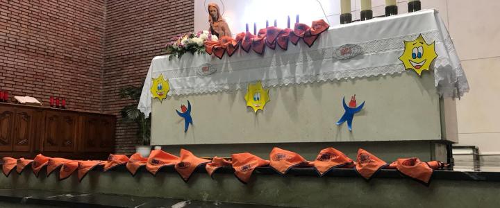 Imposición de pañoletas en Cádiz