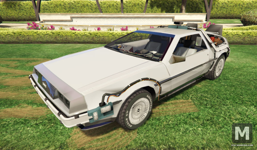 GTA Modding Com Download Area GTA V Cars Delorean From Back To 1408 