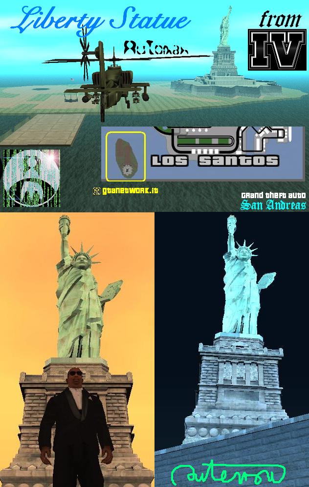 GTA Modding Com Download Area GTA San Andreas Maps Liberty Statue 554 