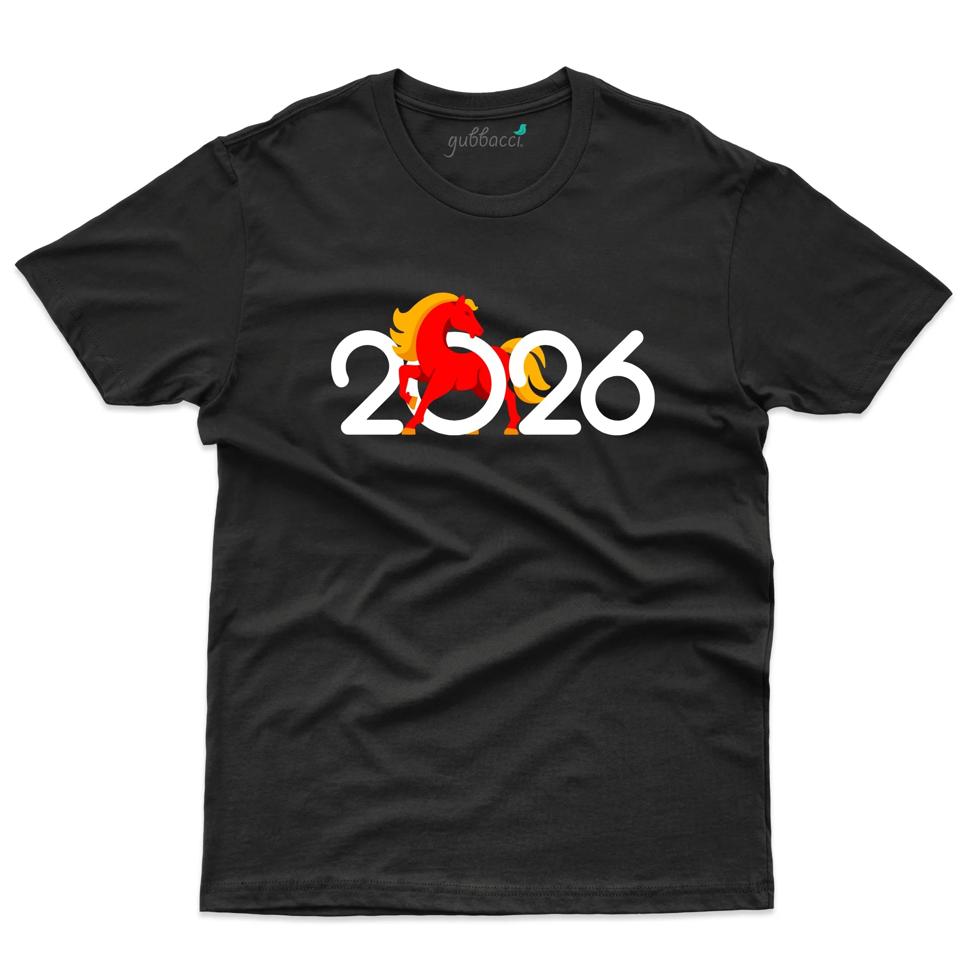 2026 Horse New Year 2026 T Shirt Gubbacci NEWYEAR 6 