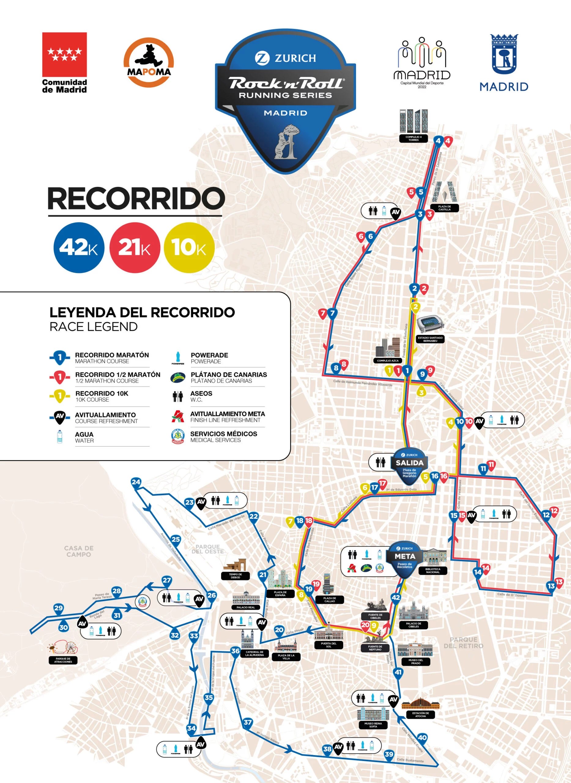 Madrid Marathon 2026 Madrid Guide Map Madrid Marathon 