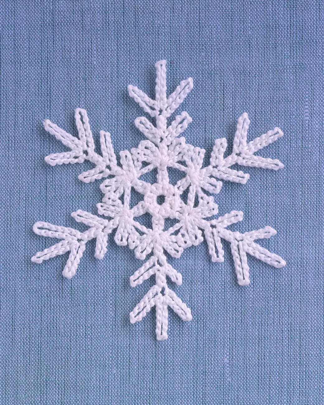 Printable snowflake crochet pattern