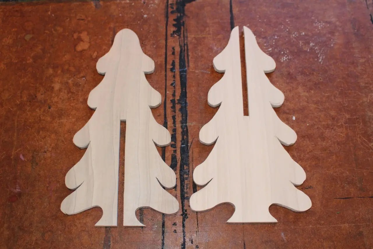 16 cool wooden christmas tree ideas