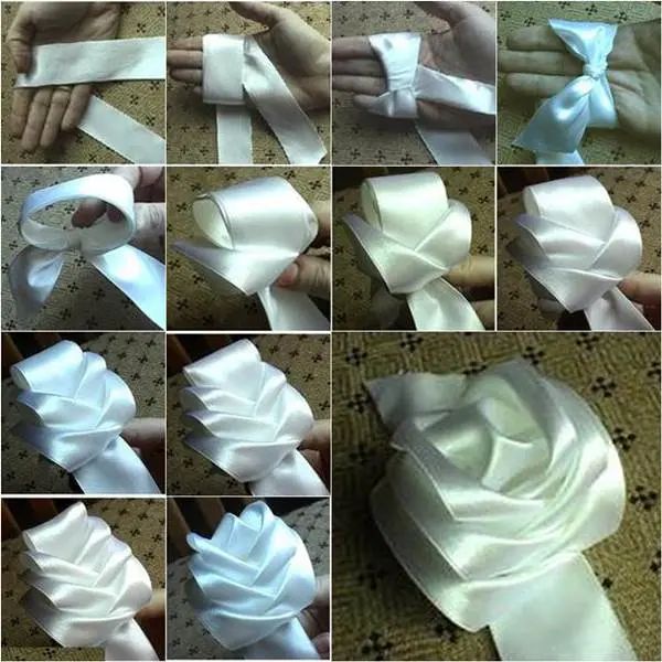 How To Make Ribbon Roses 21 Diys Guide Patterns - Best Colorful Designs in Retina