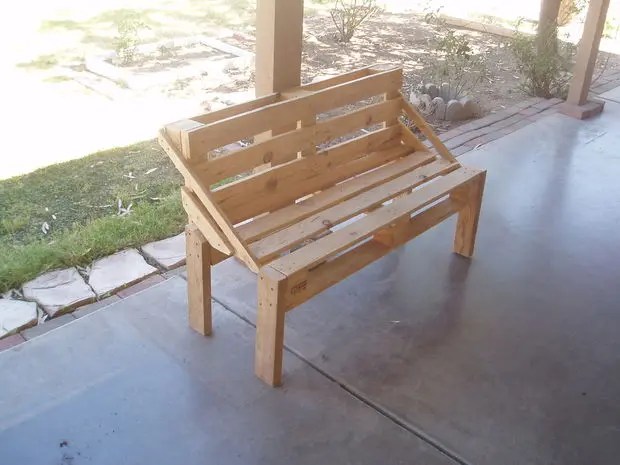 I've now made three pallet benches, a cheap and easy to make alternative to expensive garden furniture.the exact design of your bench is going to rely on the pallets you can get your hands on and what state they are in. 24 DIY Plans to Build a Bench from Pallets | Guide Patterns