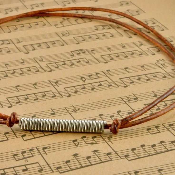 The island pearl stainless steel piano wire bracelet . 7 Fashionable Tutorials To Make A Guitar String Bracelet Guide Patterns