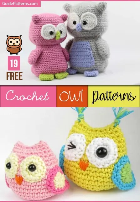 Find free crochet patterns by amy solovay including patterns for blankets, scarves, crocheted flowers, granny squares and more. 19 Free Crochet Owl Patterns Guide Patterns