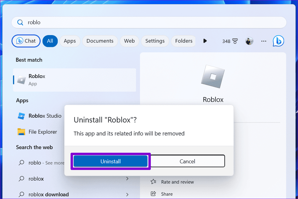 Uninstall Roblox Studio How Do You Do It Confirm Uninstall Roblox From Windows 