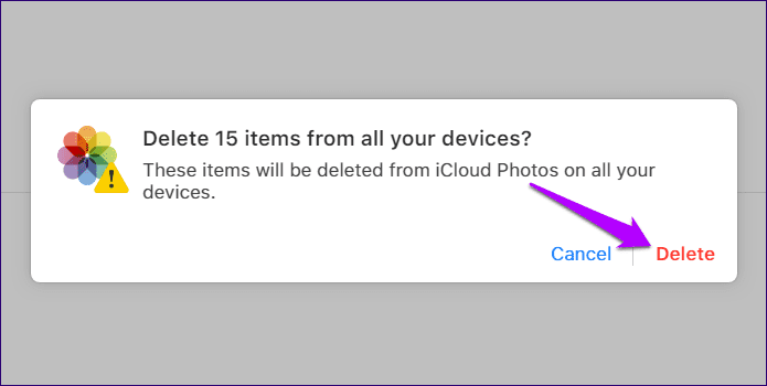 Удалить фотографии из Icloud 10